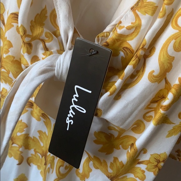 Lulus floral print tie front dress - Picture 6 of 6